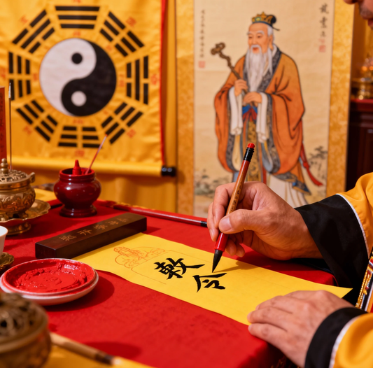 道教招財符的千年傳承：從張天師到現代商人